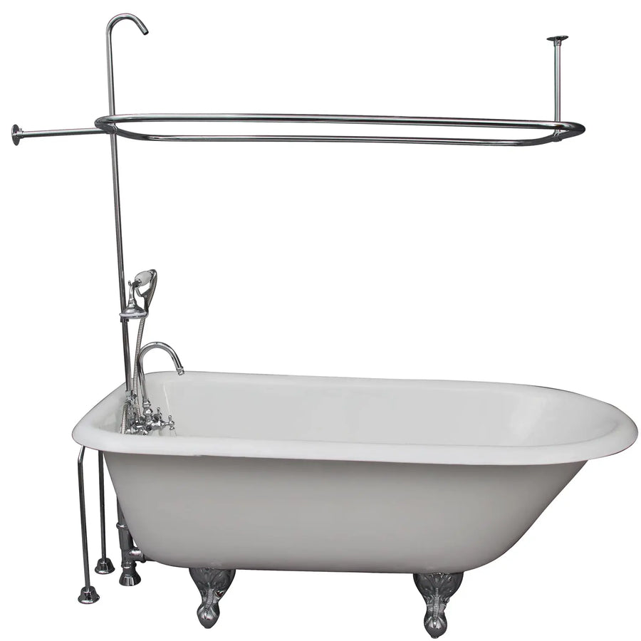 Barclay TKCTR67-CP2 Brocton 68″ Cast Iron Roll Top Tub Kit – Polished Chrome Accessories