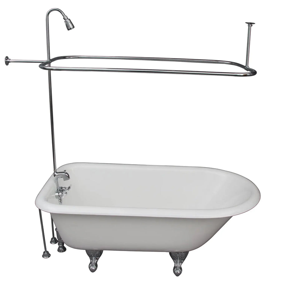 Barclay TKCTR67-CP6 Brocton 68″ Cast Iron Roll Top Tub Kit – Polished Chrome Accessories