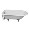 Barclay TKCTR67-CP7 Brocton 68″ Cast Iron Roll Top Tub Kit – Polished Chrome Accessories