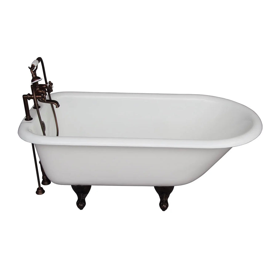 Barclay TKCTR7H60-ORB2 Beecher 60″ Cast Iron Roll Top Tub Kit – Oil Rubbed Bronze Accessories