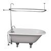 Barclay TKCTRH54-CP1 Antonio 55″ Cast Iron Roll Top Tub Kit – Polished Chrome Accessories