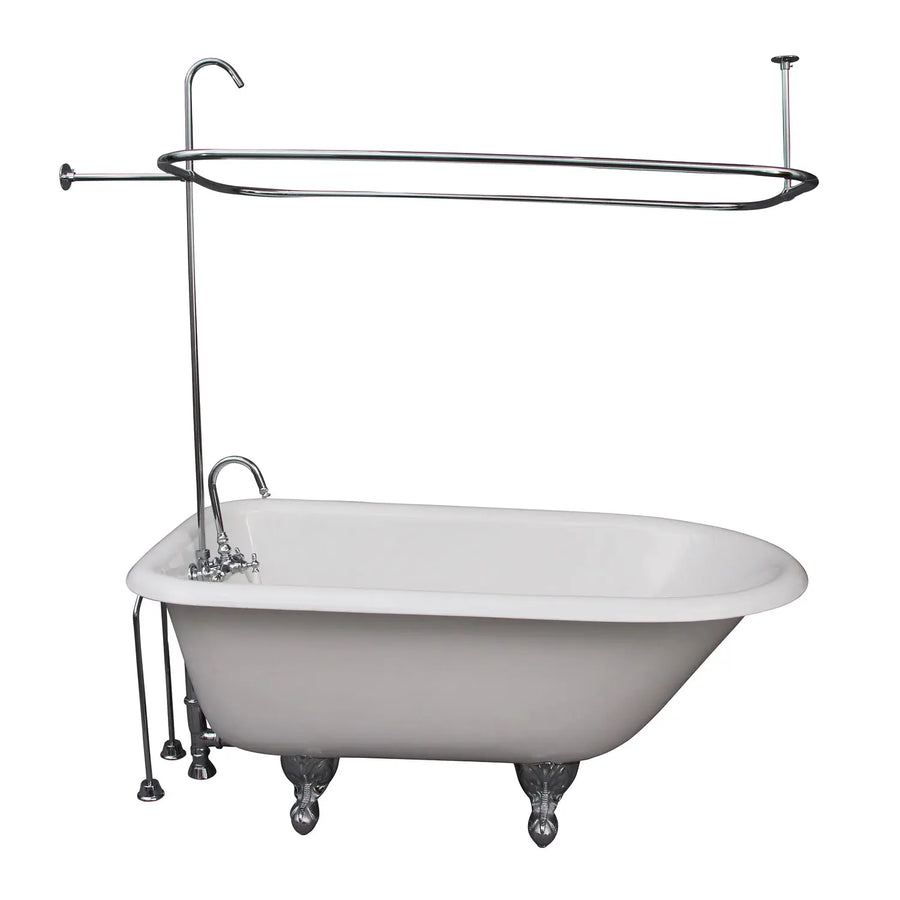 Barclay TKCTRH54-CP1 Antonio 55″ Cast Iron Roll Top Tub Kit – Polished Chrome Accessories