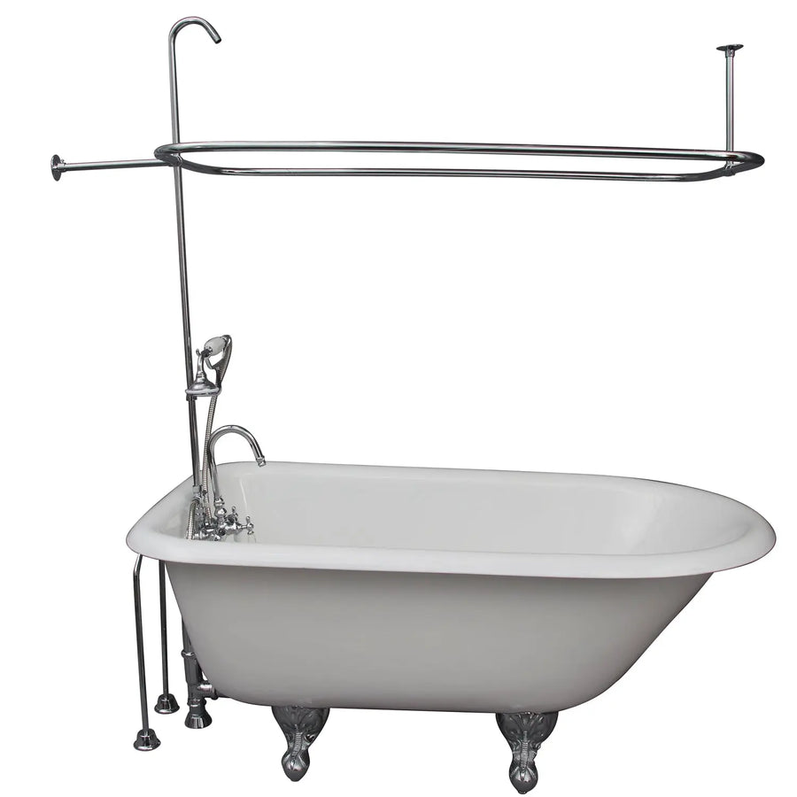 Barclay TKCTRH54-CP2 Antonio 55″ Cast Iron Roll Top Tub Kit – Polished Chrome Accessories