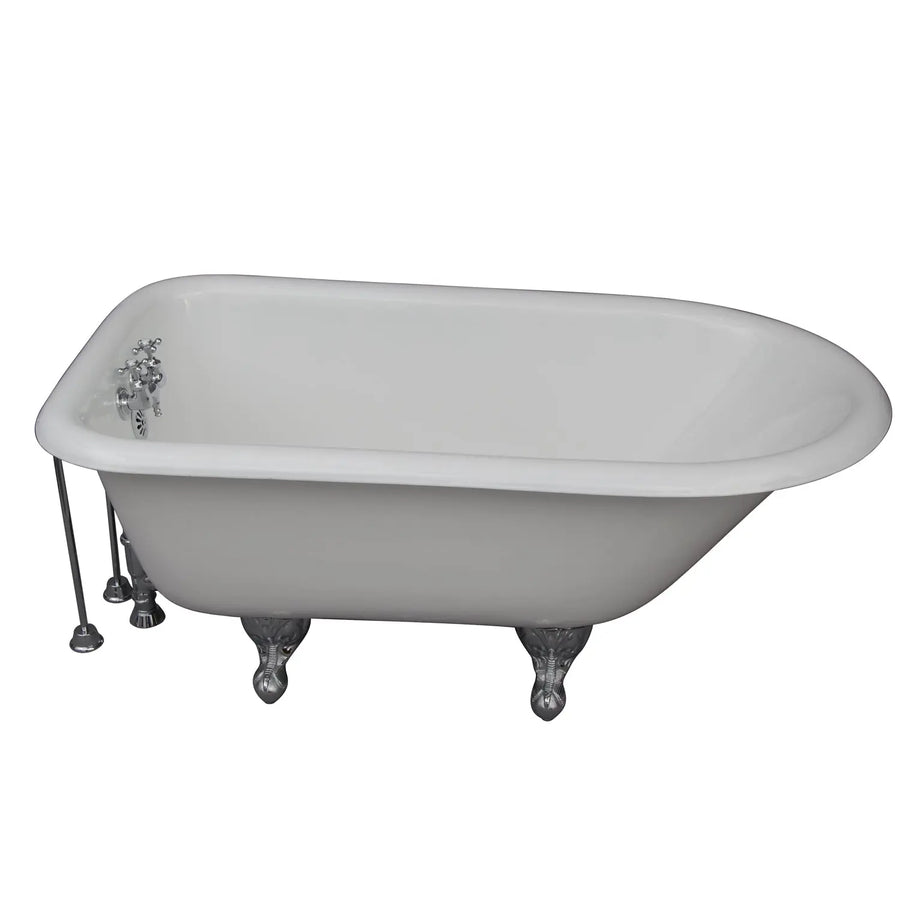 Barclay TKCTRH54-CP7 Antonio 55″ Cast Iron Roll Top Tub Kit – Polished Chrome Accessories