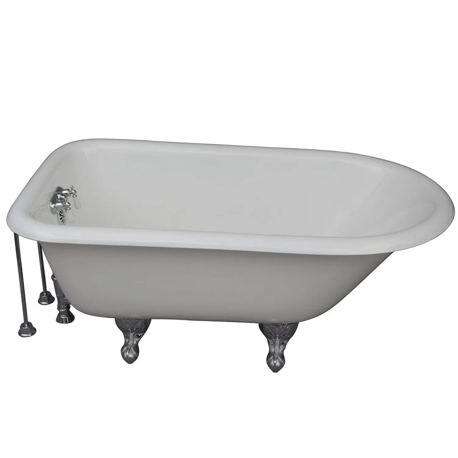 Barclay TKCTRH54-CP8 Antonio 55″ Cast Iron Roll Top Tub Kit – Polished Chrome Accessories