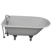 Barclay TKCTRH54-CP9 Antonio 55″ Cast Iron Roll Top Tub Kit – Polished Chrome Accessories