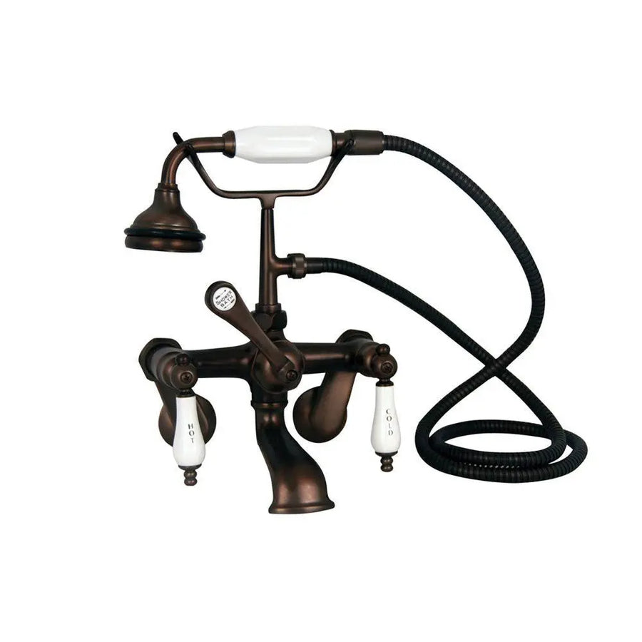 Barclay TKCTRN54-ORB1 Antonio 55″ Cast Iron Roll Top Premium Tub Kit with Oil Rubbed Bronze Accessories