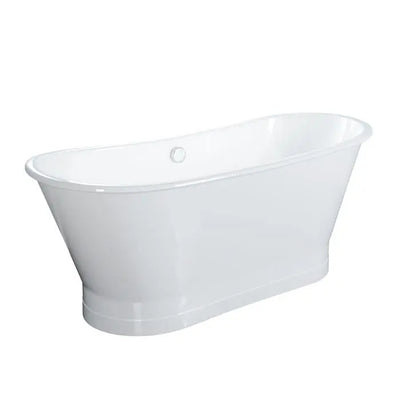 Barclay Wakely 68" Cast Iron Bateau Tub on Base CTBATN68-WH Barclay Products