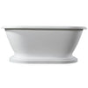 Barclay - Wingate 59" Resin Freestanding Tub on Base - RTDRN59B Barclay Products