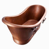 Barclay Baylis COTDSN66S-AC 66" Copper Double Slipper Freestanding Tub Barclay Products