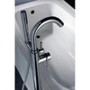 Alfi Brand AB2534 Floor Mount Tub Filler with Shower Head Polished/Brushed