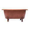 Barclay Picasso COTDRN31-AC-AC Double Roll Copper Clawfoot Freestanding Tub Barclay Products