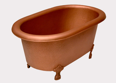 Barclay Picasso COTDRN31-AC-AC Double Roll Copper Clawfoot Freestanding Tub Barclay Products