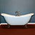 Cambridge Plumbing Acrylic Double Ended Slipper Bathtub 68" X 28"