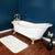 Cambridge Plumbing Cast Iron Slipper Clawfoot Tub 67" X 30"