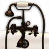 Cambridge Plumbing Clawfoot Tub Deck Mount Brass Faucet with Hand Held Shower