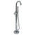 Cambridge Plumbing Modern Freestanding Tub Filler Faucet with Shower Wand