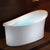 EAGO AM1800 70" White Freestanding Oval Air Bubble Bathtub