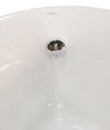 EAGO AM2140 Six Foot White Freestanding Air Bubble Bathtub Alfi Trade Inc