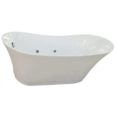 EAGO AM2140 Six Foot White Freestanding Air Bubble Bathtub Alfi Trade Inc