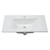 EAGO BB127 White Ceramic 32"X19" Rectangular Drop In Sink