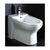 EAGO JA1010 White Ceramic Bathroom Bidet with Elongated Seat