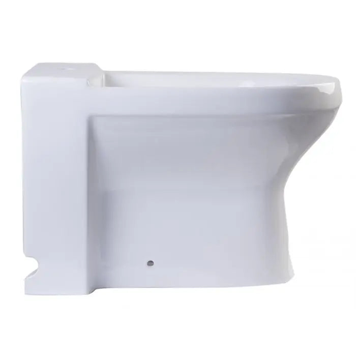 EAGO JA1010 White Ceramic Bathroom Bidet with Elongated Seat