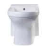 EAGO JA1010 White Ceramic Bathroom Bidet with Elongated Seat Alfi Trade Inc
