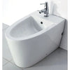 EAGO JA3400 Modern White Ceramic Bathroom Bidet with Elongated Seat Alfi Trade Inc