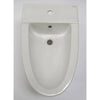 EAGO JA3400 Modern White Ceramic Bathroom Bidet with Elongated Seat Alfi Trade Inc