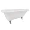 Kingston Brass Aqua Eden 66" Cast Iron Roll Top Freestanding Bathtub - NHVCTND673123T Kingston Brass