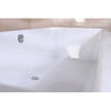 Kingston Brass Aqua Eden 66" Contemporary Freestanding Acrylic Bathtub - VTSQ663422