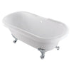 Kingston Brass - Aqua Eden 67" Acrylic Double Ended Clawfoot Tub - VTDS672924JNH Kingston Brass