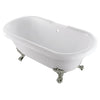 Kingston Brass - Aqua Eden 67" Acrylic Double Ended Clawfoot Tub - VTDS672924JNH Kingston Brass