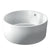 Kingston Brass Aqua Eden VTRO535323 53" Round Acrylic Freestanding Tub with Drain, Glossy White