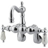 Kingston Brass CC1085T Vintage Wall Mount with Adjustable Centers Tub Filler