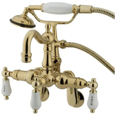 Kingston Brass CC1303T Vintage Wall Mount Tub Filler with Adjustable Centers