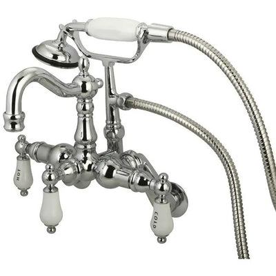 Kingston Brass CC1303T Vintage Wall Mount Tub Filler with Adjustable Centers