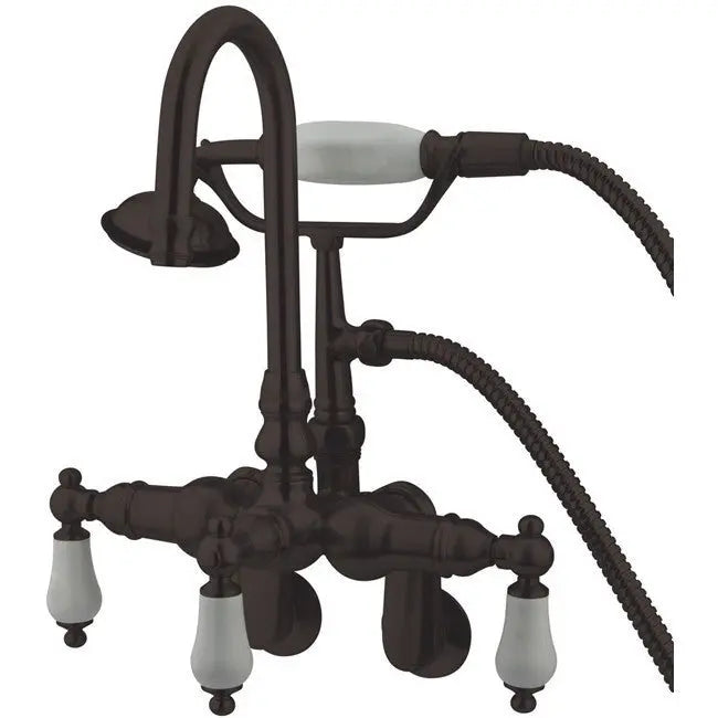Kingston Brass CC305T Vintage Wall Mount Tub Filler with Adjustable Centers