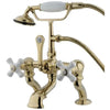 Kingston Brass CC417T Vintage 7" Deck Mount Tub Filler