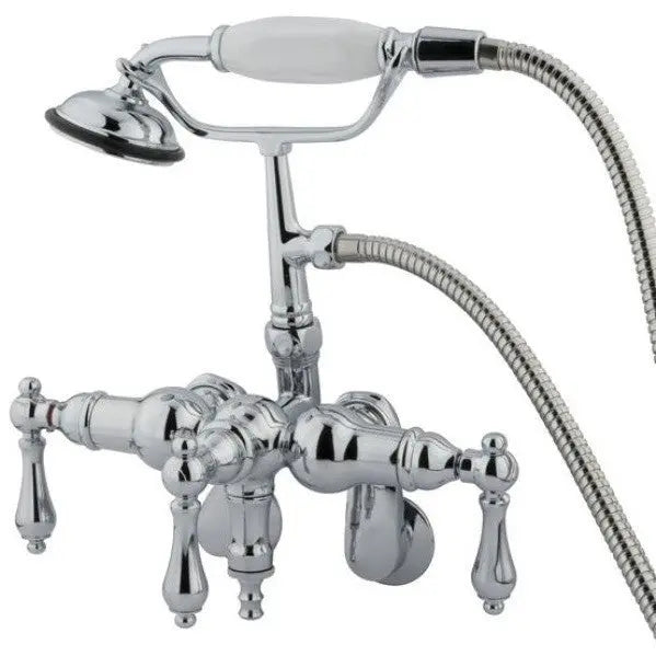 Kingston Brass CC419T Vintage Wall Mount Tub Filler with Adjustable Centers