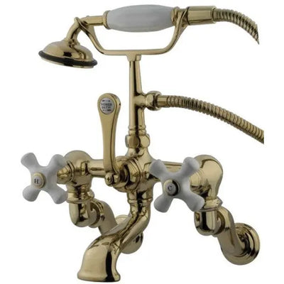 Kingston Brass CC465T Vintage Wall Mount Tub Filler with Adjustable Centers