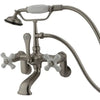 Kingston Brass CC59T Vintage Wall Mount Tub Filler with Adjustable Centers