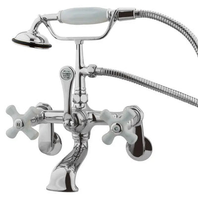 Kingston Brass CC59T Vintage Wall Mount Tub Filler with Adjustable Centers