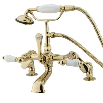 Kingston Brass CC655T Vintage Deck Mount Tub Filler with Adjustable Centers