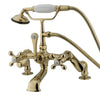 Kingston Brass CC657T Vintage Deck Mount Tub Filler with Adjustable Centers