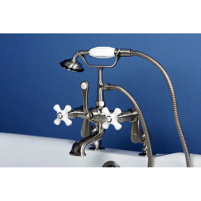 Kingston Brass CC659T Vintage Deck Mount Tub Filler with Adjustable Centers