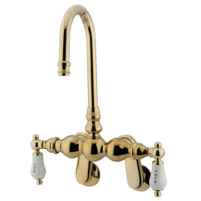 Kingston Brass CC85T Vintage Wall Mount Tub Filler with Adjustable Centers