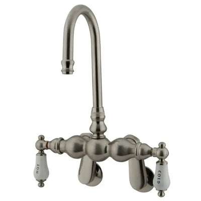 Kingston Brass CC85T Vintage Wall Mount Tub Filler with Adjustable Centers