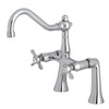 Kingston Brass Essex KS323XBEX Two-Handle 2-Hole Deck Mount Clawfoot Tub Faucet Kingston Brass